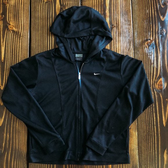 black thin nike jacket